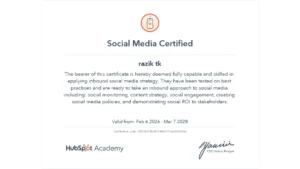 Certificate 7
