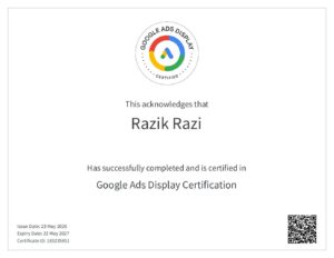 Certificate 1