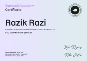 Certificate 2