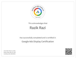 Certificate 3