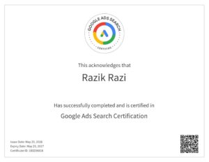 Certificate 5